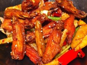 干锅香辣鸡翅