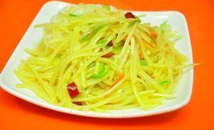 醋溜土豆丝盖浇饭